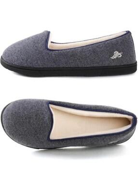 Non-Slip Blue House Slippers – Comfy Light Foam Indoor/Outdoor Shoes, Size 11, N